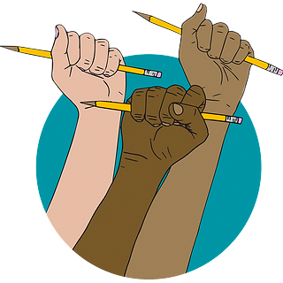 pencil hands portland empowered logo