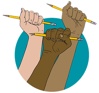 pencil hands logo portland empowered